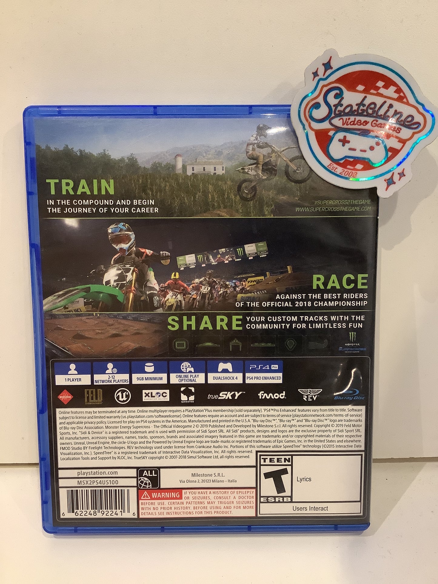 Monster Energy Supercross 2 - Playstation 4
