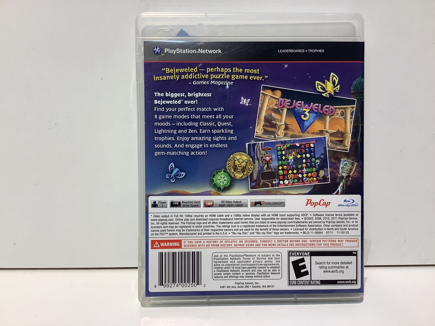 Bejeweled 3 - Playstation 3