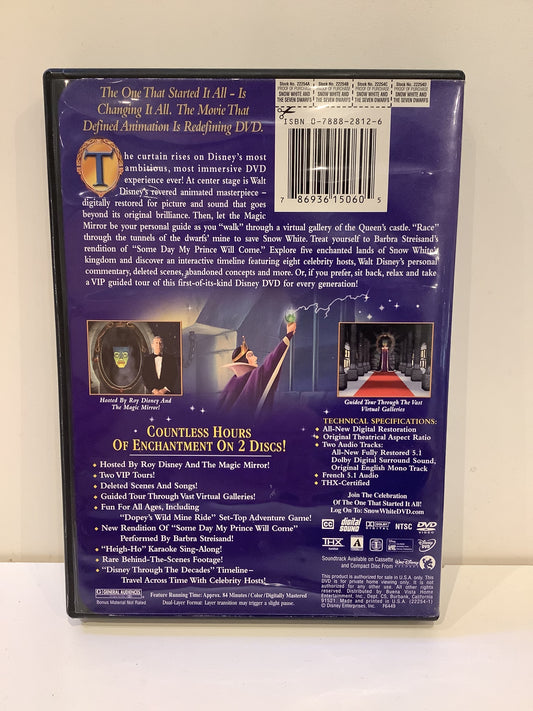 Snow White and the Seven Dwarfs (Platinum Edition) - DVD