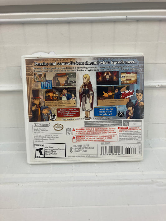 Professor Layton vs. Phoenix Wright: Ace Attorney - Nintendo 3DS