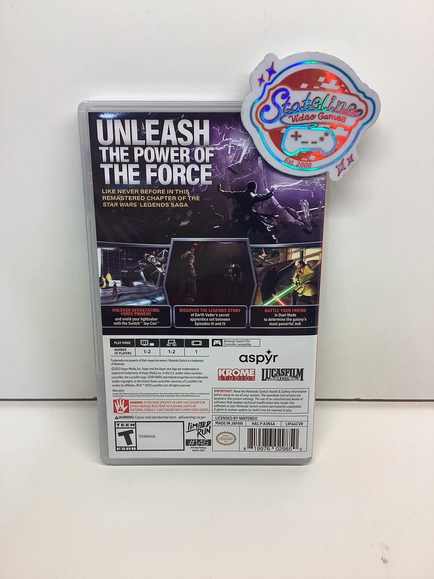 Star Wars: The Force Unleashed - Nintendo Switch