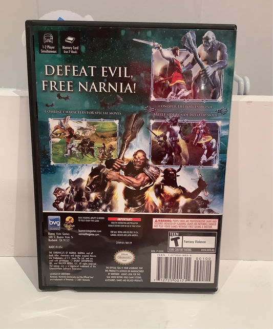 Chronicles of Narnia Lion Witch and the Wardrobe - Gamecube