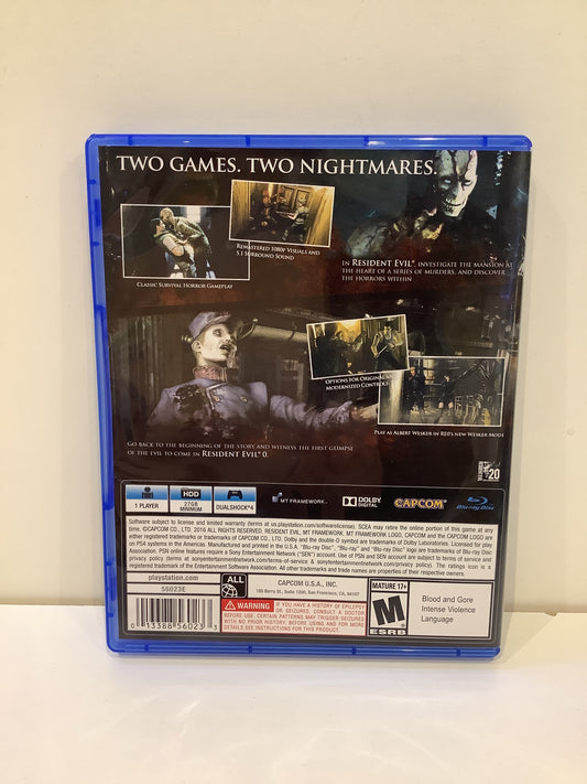 Resident Evil Origins Collection - Playstation 4