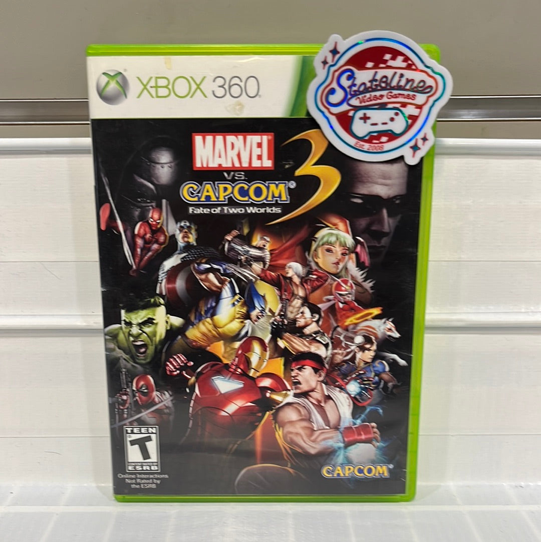 Marvel Vs. Capcom 3: Fate of Two Worlds - Xbox 360 – Stateline Video Games  Inc.