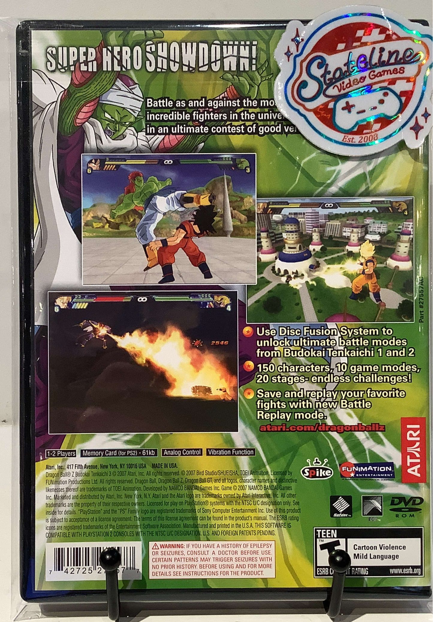 Dragon Ball Z Budokai Tenkaichi 3 - Playstation 2