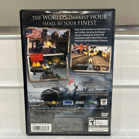 Call of Duty Finest Hour - Playstation 2