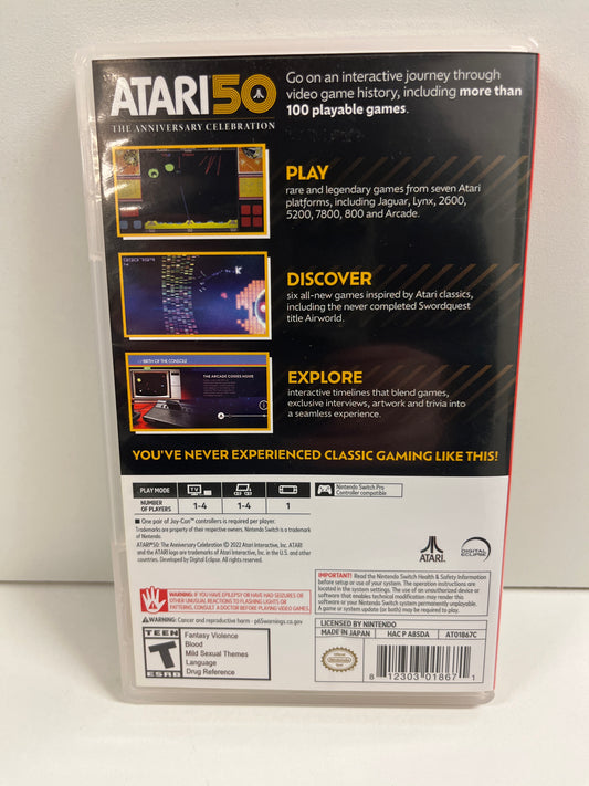 Atari 50: The Anniversary Celebration - Nintendo Switch