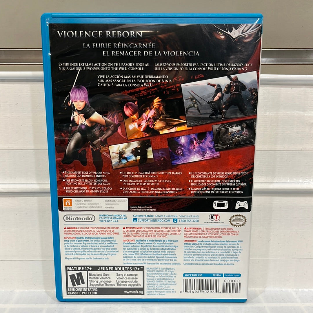 Ninja Gaiden 3: Razor's Edge - Wii U