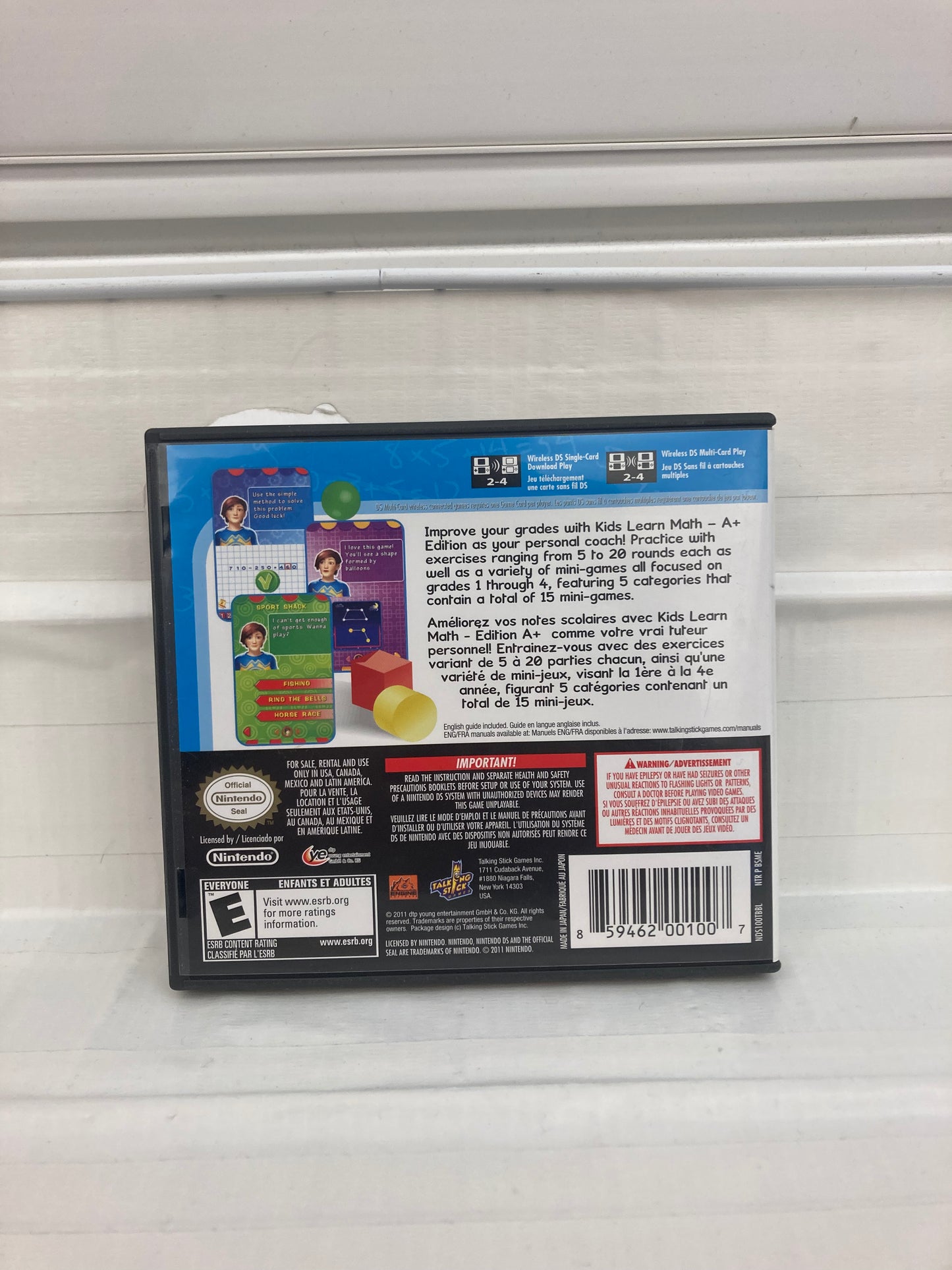 Kids Learn Math - Nintendo DS