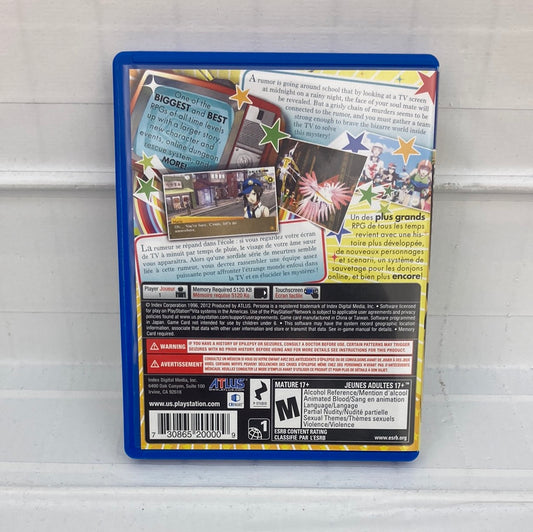 Persona 4 Golden - Playstation Vita