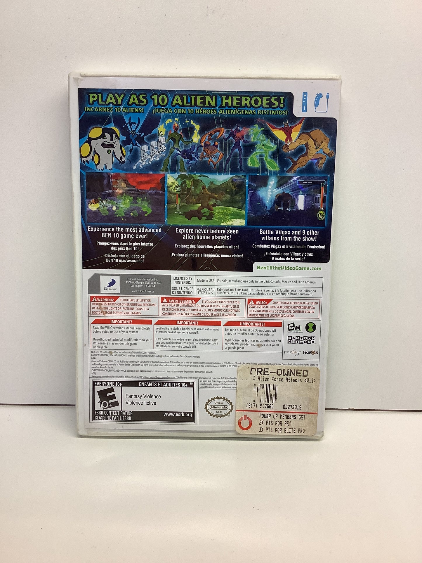 Ben 10: Alien Force: Vilgax Attacks - Wii