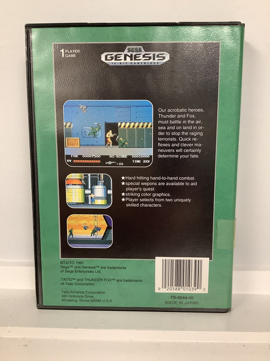 Thunder Fox - Sega Genesis