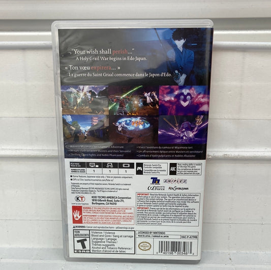 Fate/Samurai Remnant - Nintendo Switch