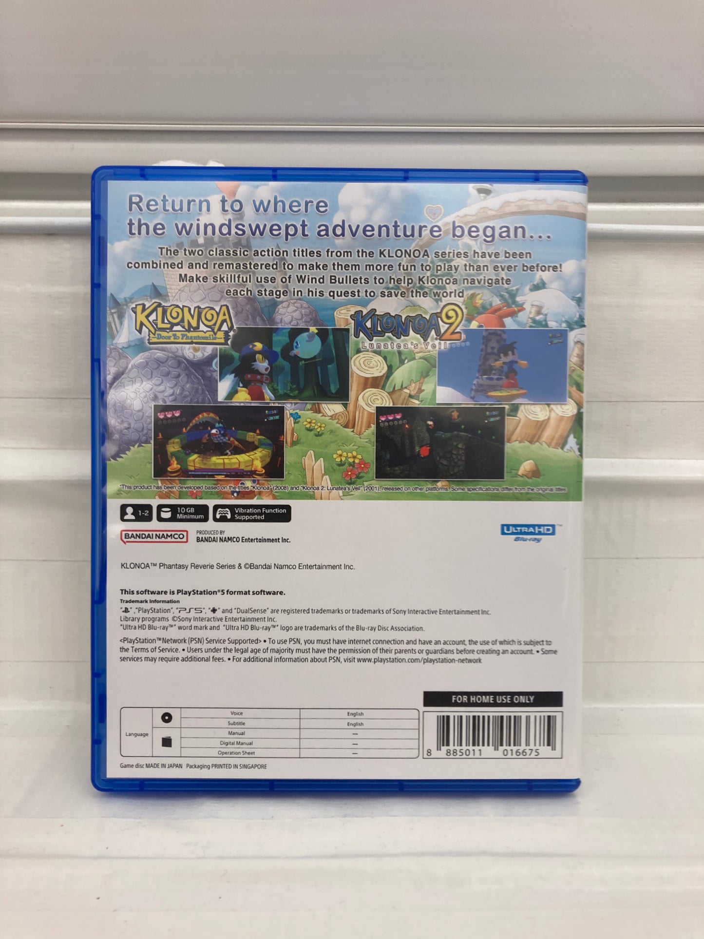 Klonoa Phantasy Reverie Series - Playstation 5