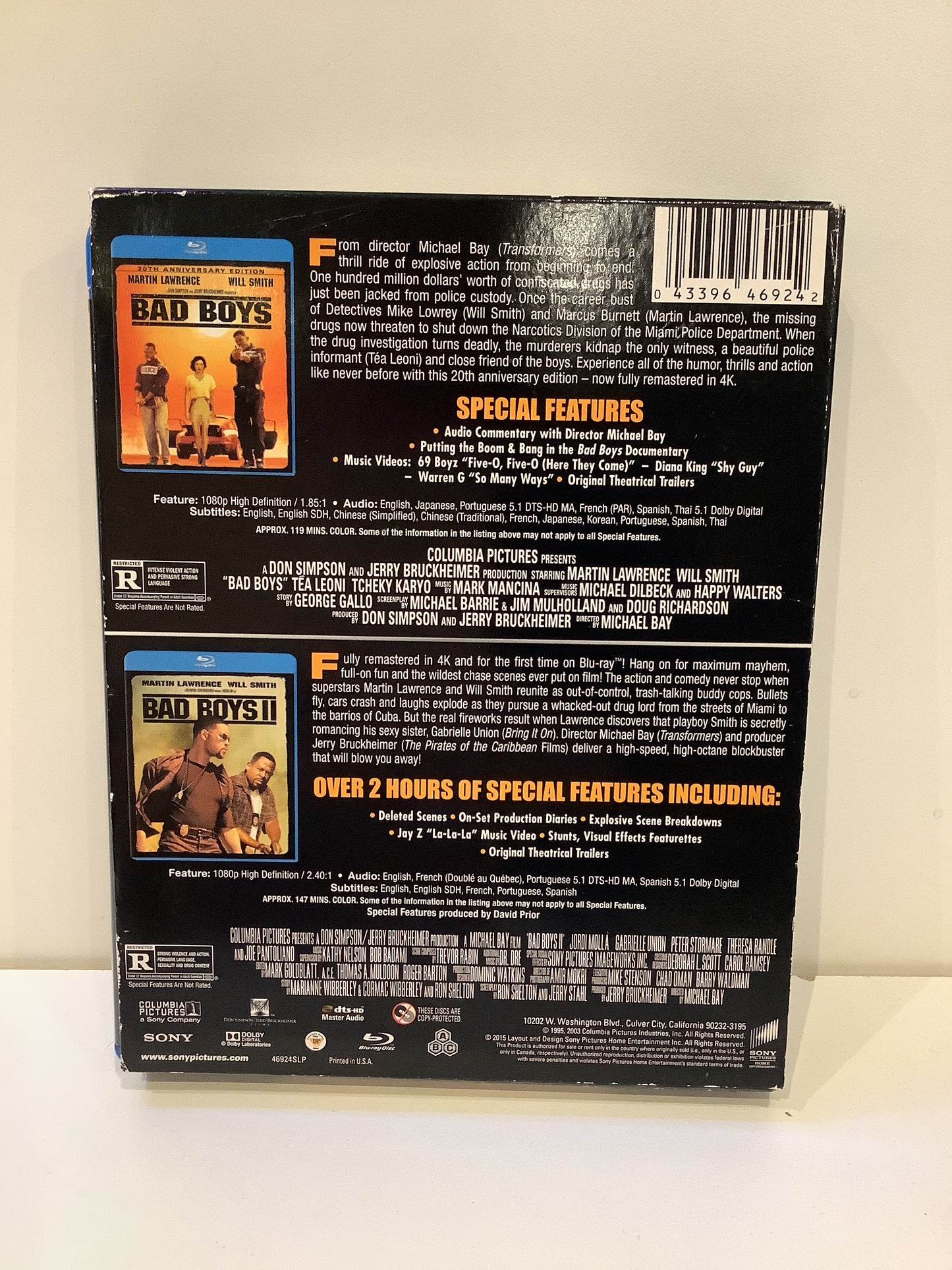 Bad Boys I & II - Blu-Ray