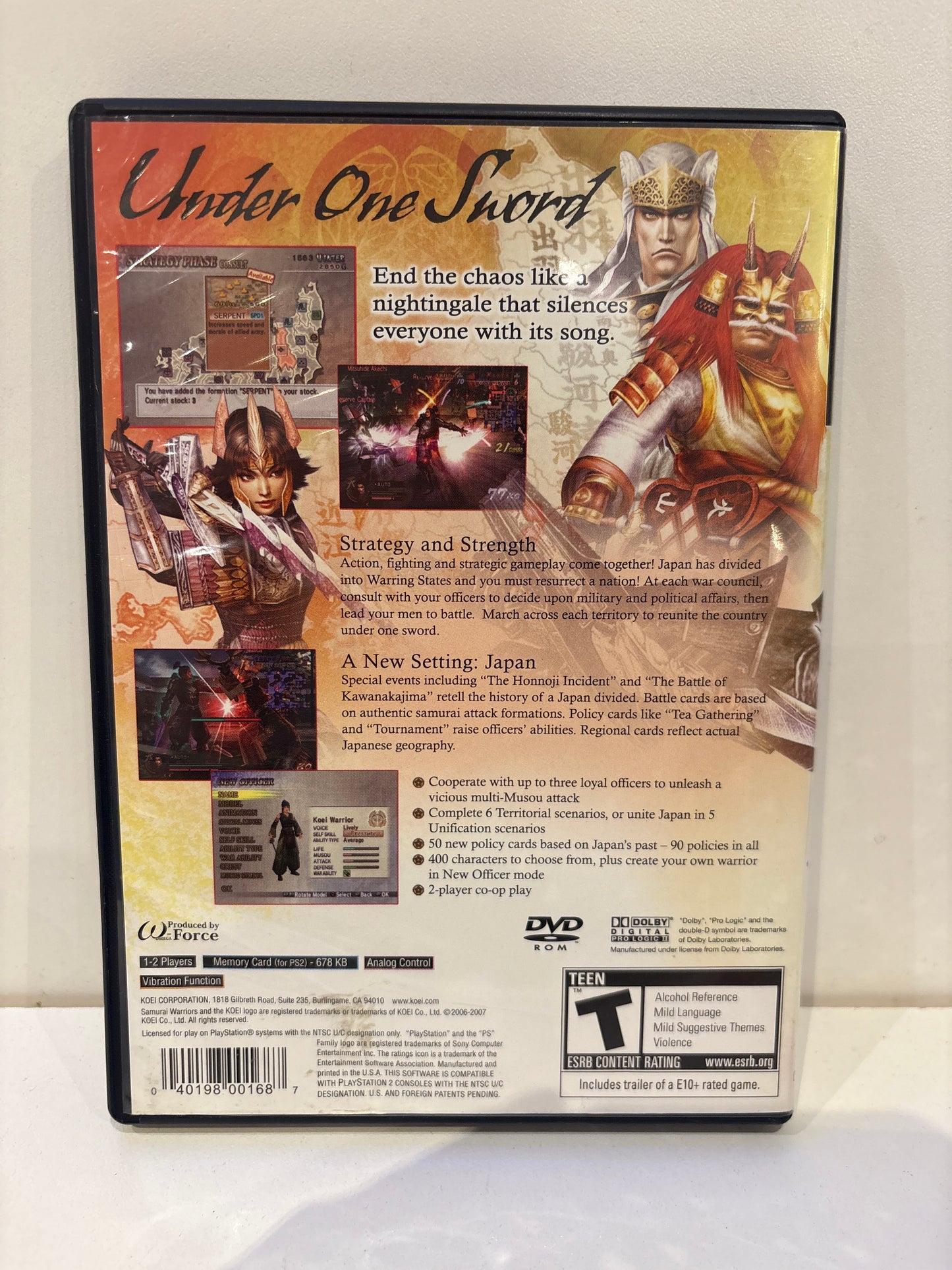 Samurai Warriors 2 Empires - Playstation 2