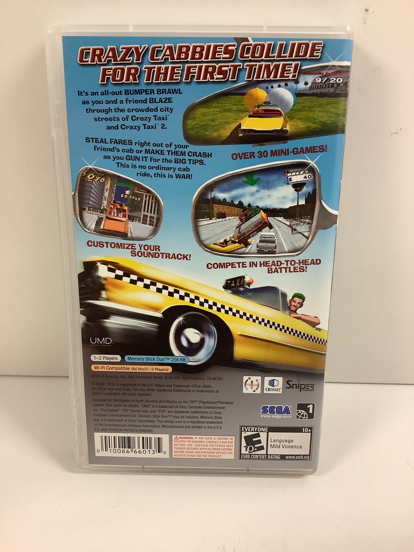 Crazy Taxi Fare Wars - PSP