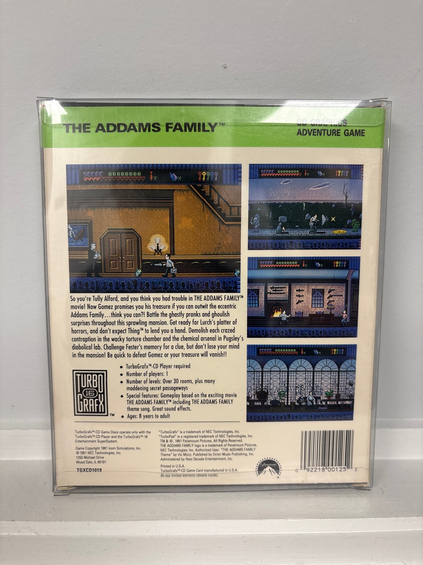 The Addams Family - TurboGrafx-16 CD