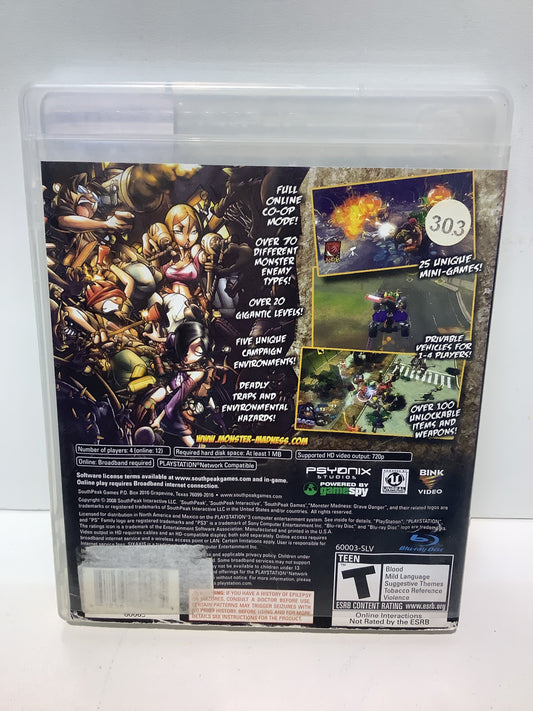 Monster Madness Grave Danger - Playstation 3