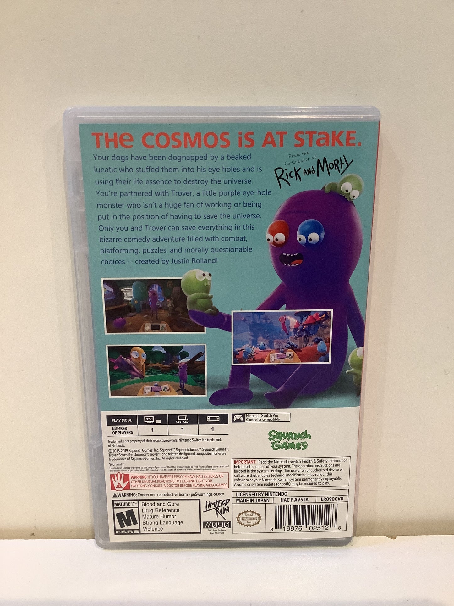 Trover Saves the Universe - Nintendo Switch