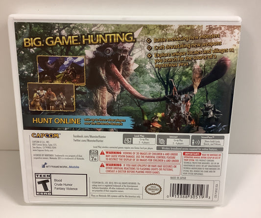 Monster Hunter 4 Ultimate - Nintendo 3DS