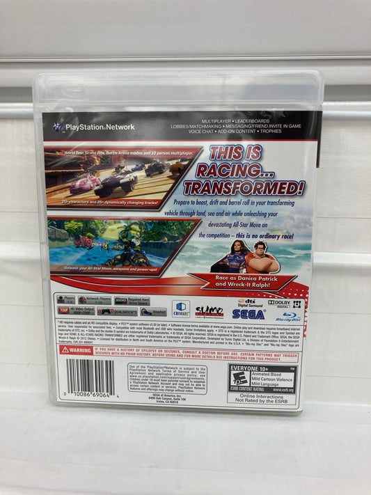 Sonic & All-Stars Racing Transformed - Playstation 3