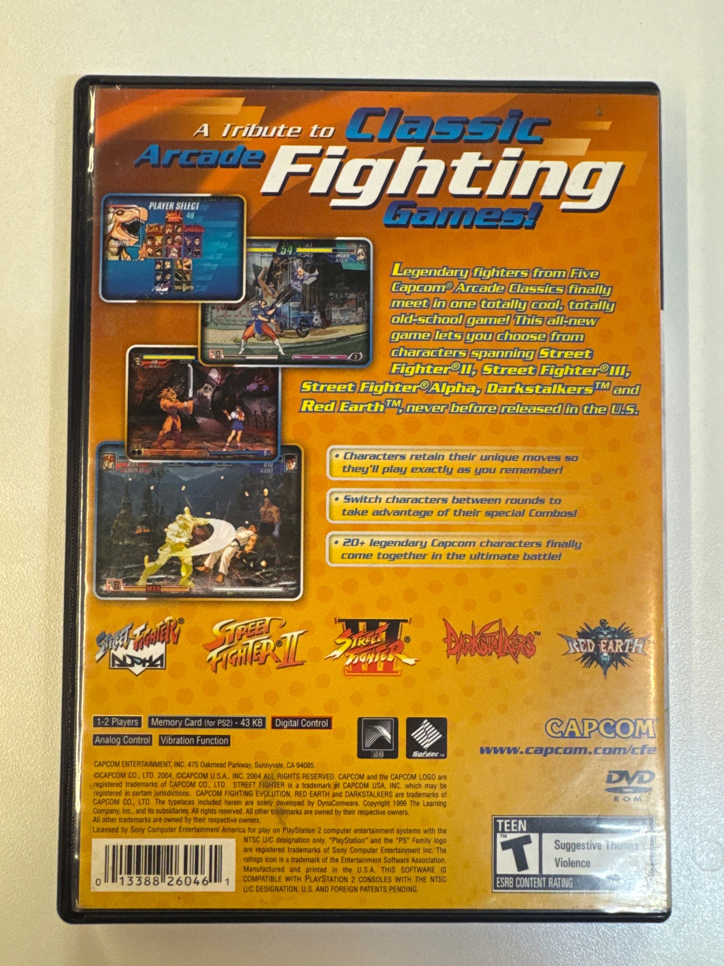 Capcom Fighting Evolution - Playstation 2