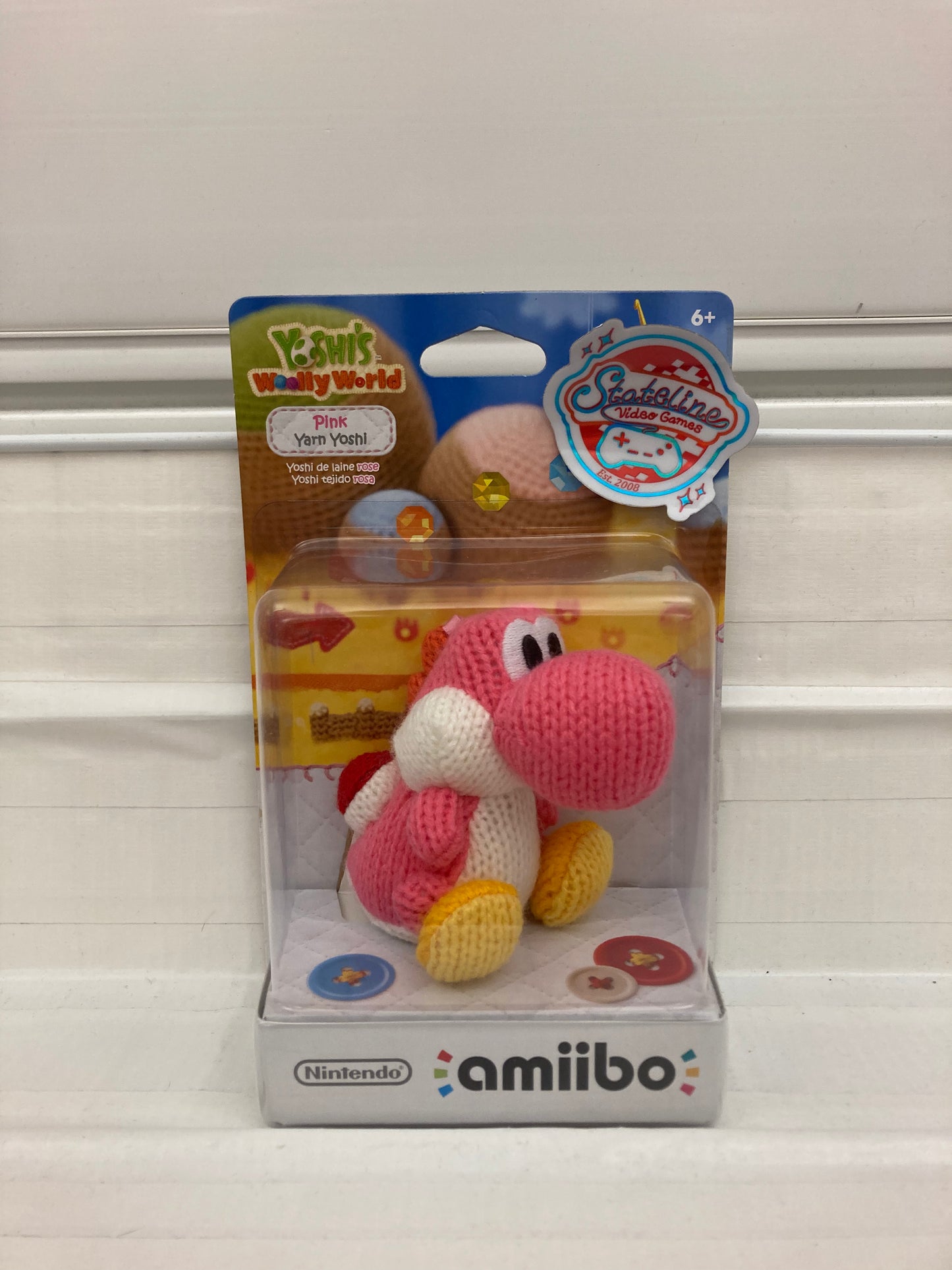 Yarn Yoshi - Pink - Amiibo