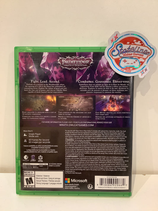 Pathfinder: Wrath of the Righteous - Xbox One