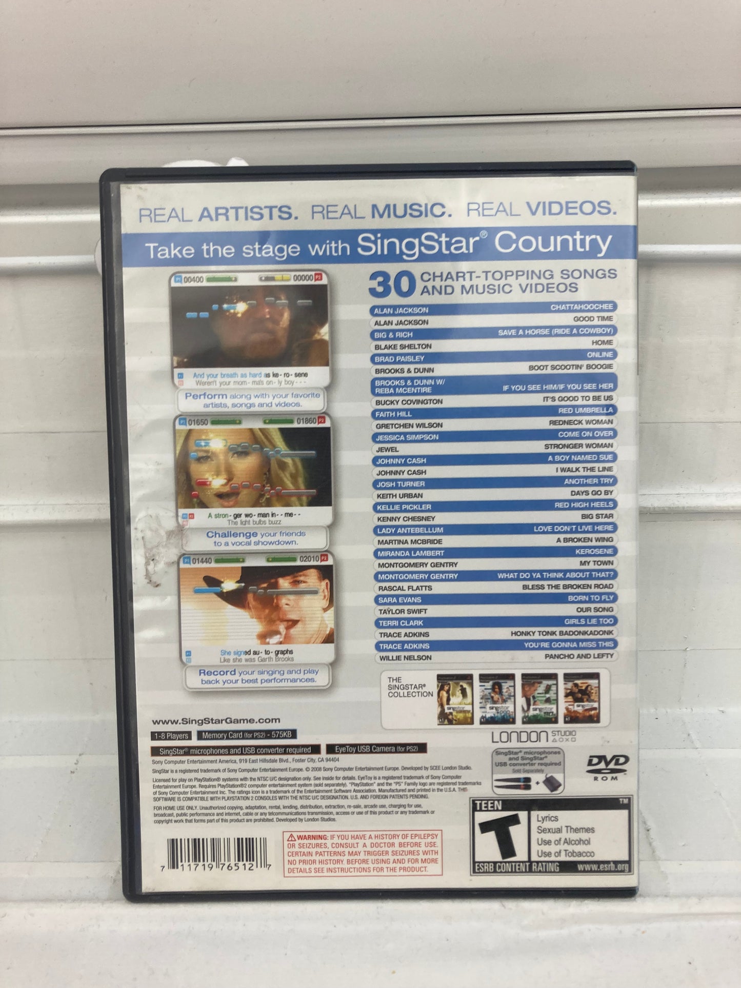 SingStar Country - Playstation 2