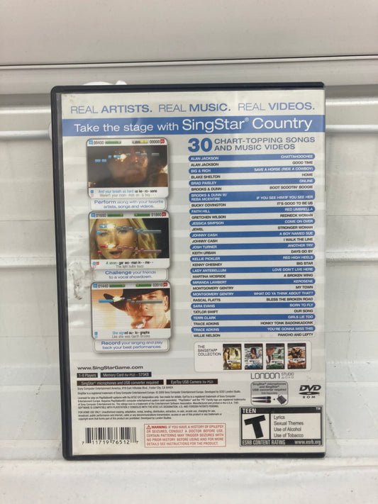 SingStar Country - Playstation 2