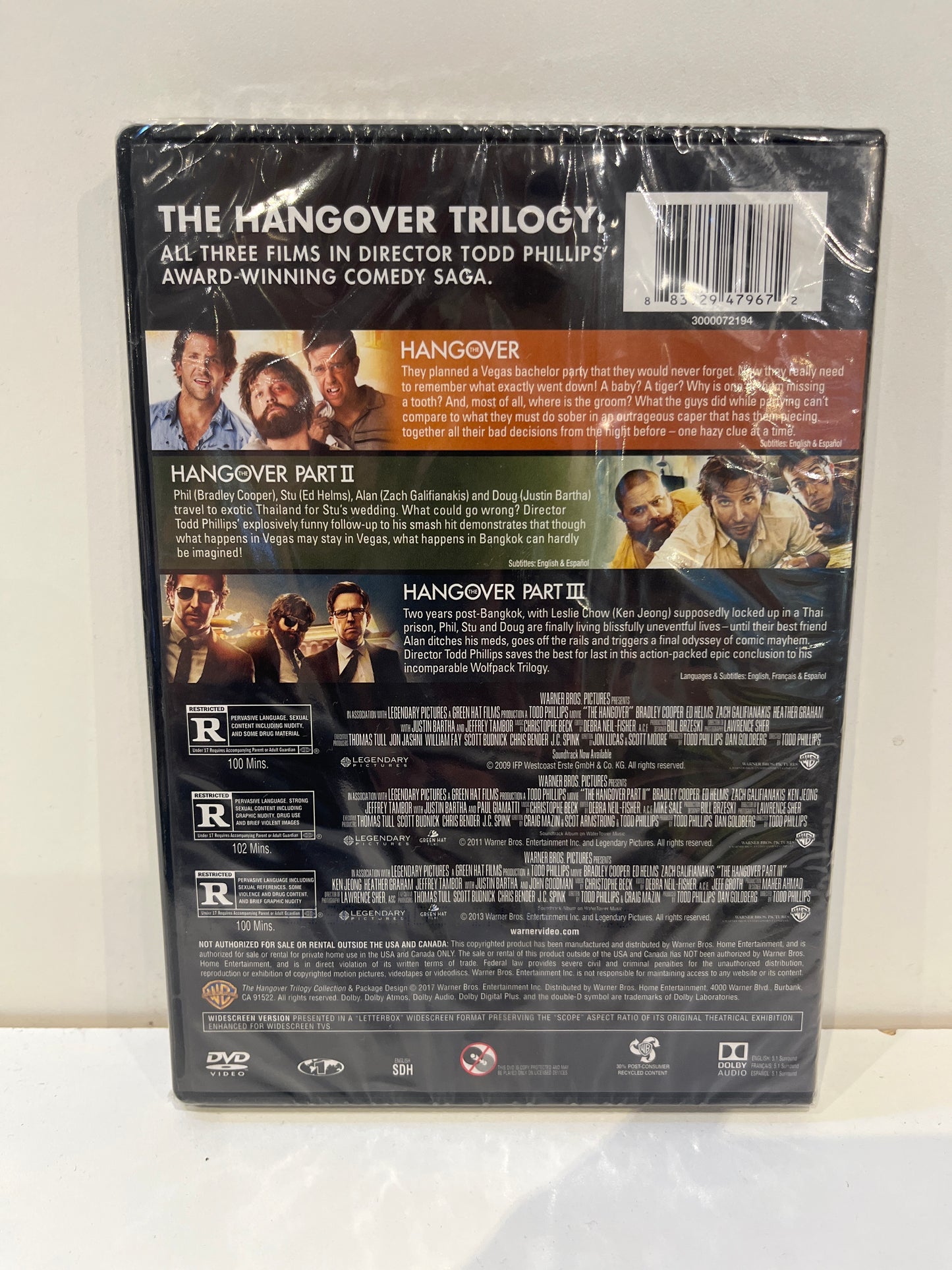 Hangover: The Trilogy - DVD