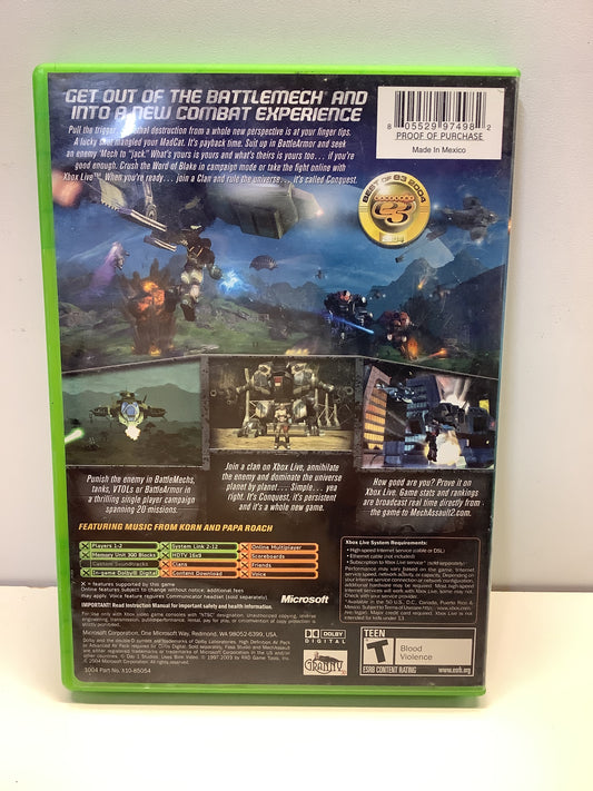 MechAssault 2 Lone Wolf - Xbox