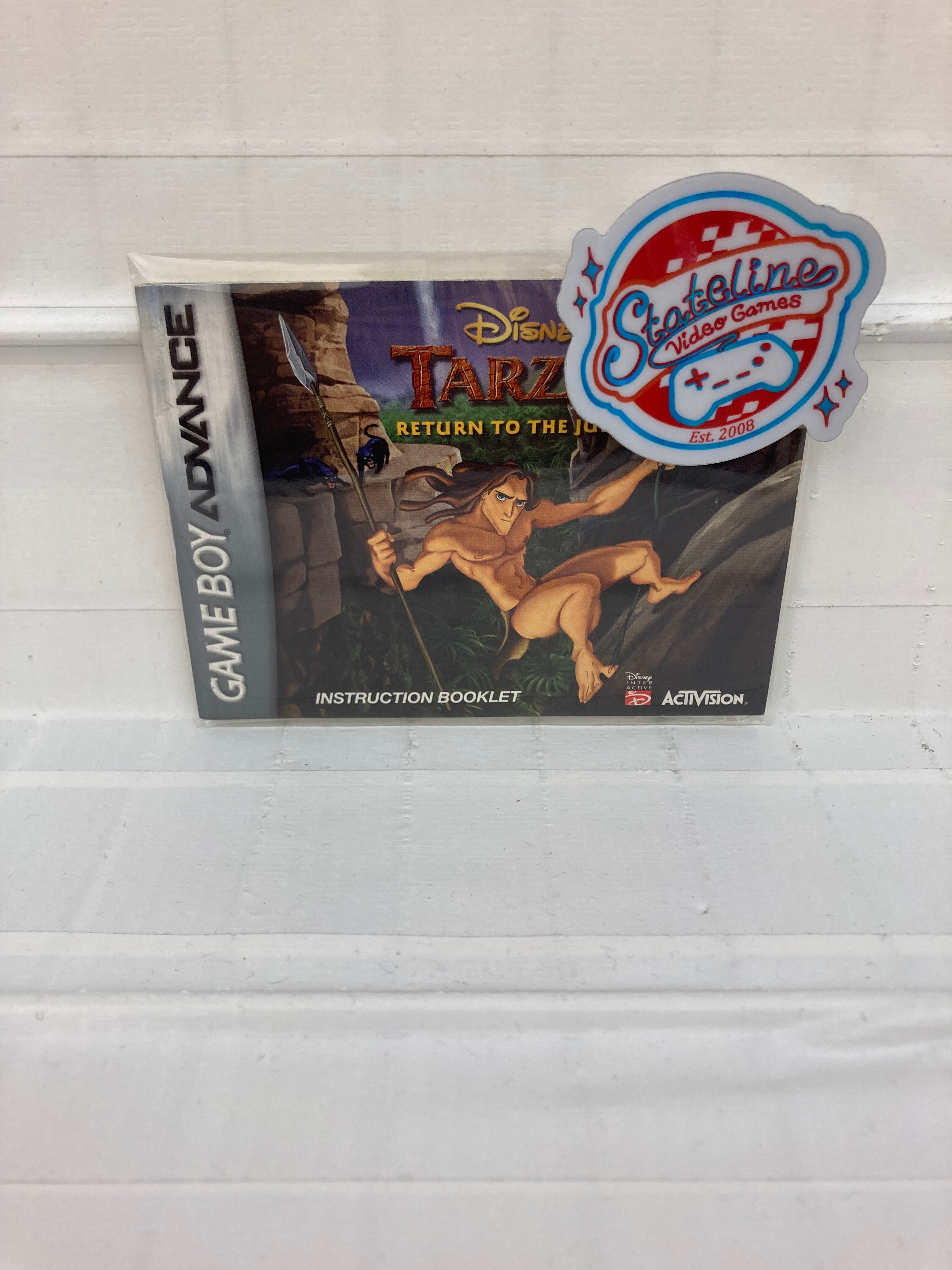 Tarzan Return to the Jungle - GameBoy Advance – Stateline Video Games Inc.