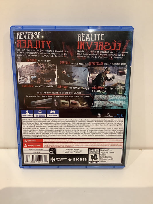 The Sinking City - Playstation 4