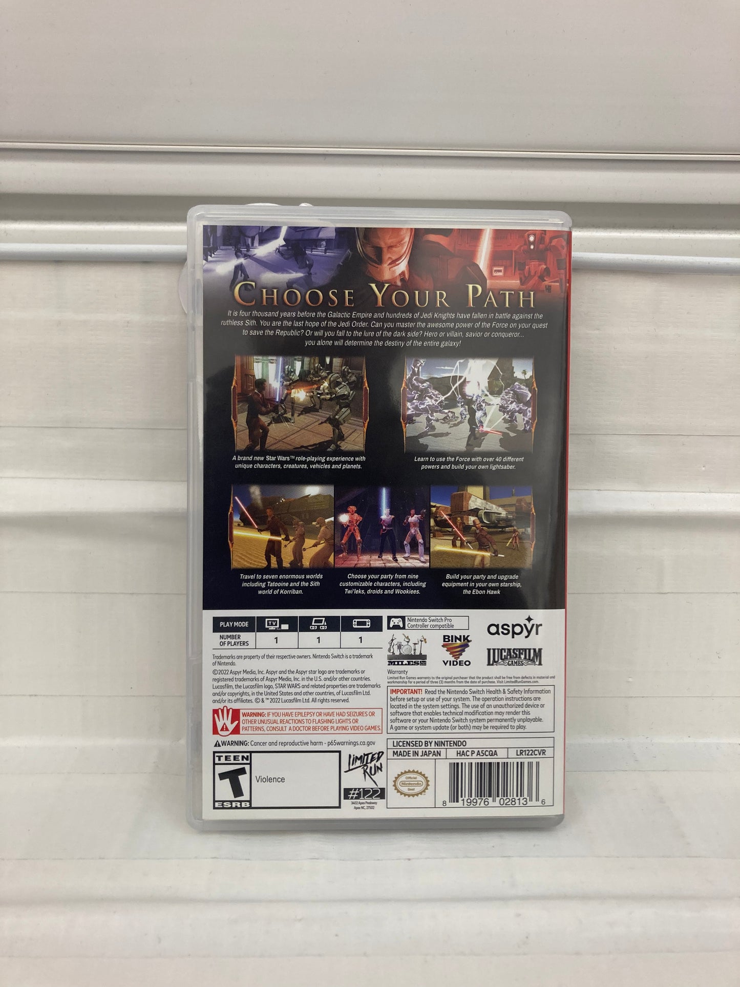 Star Wars Knights of the Old Republic - Nintendo Switch