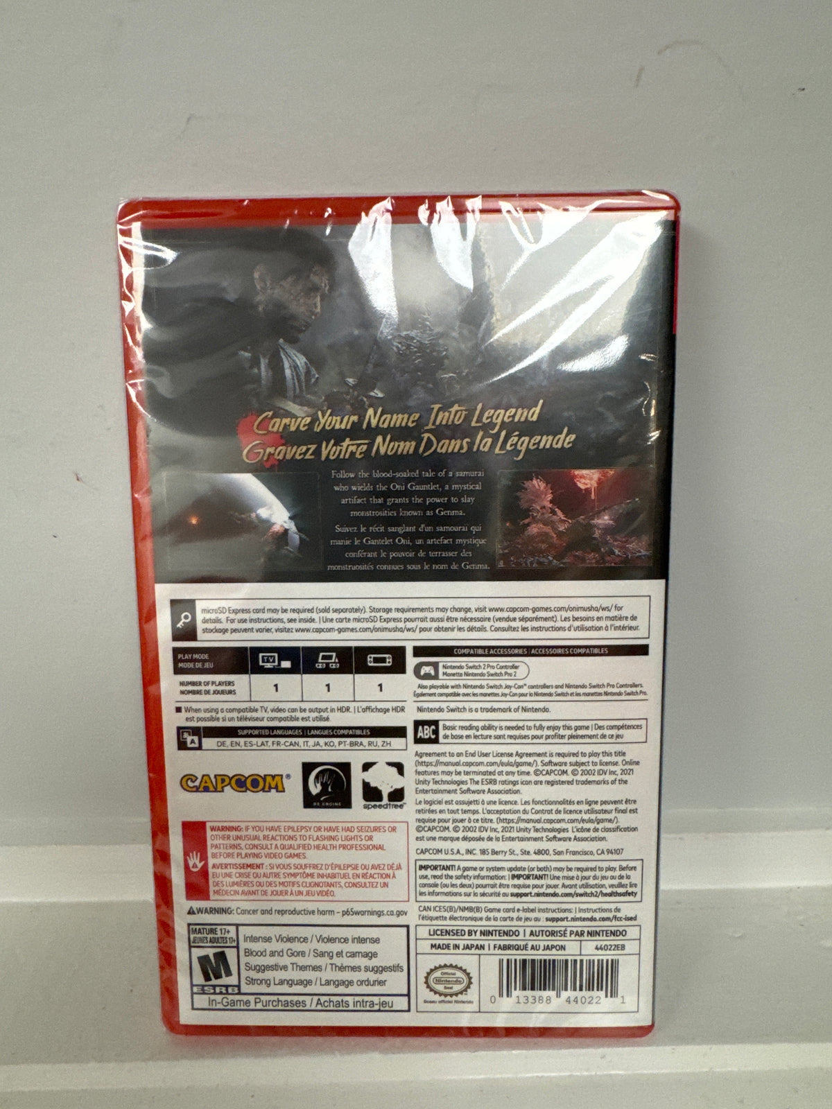 Onimusha: Way Of The Sword - Nintendo Switch 2