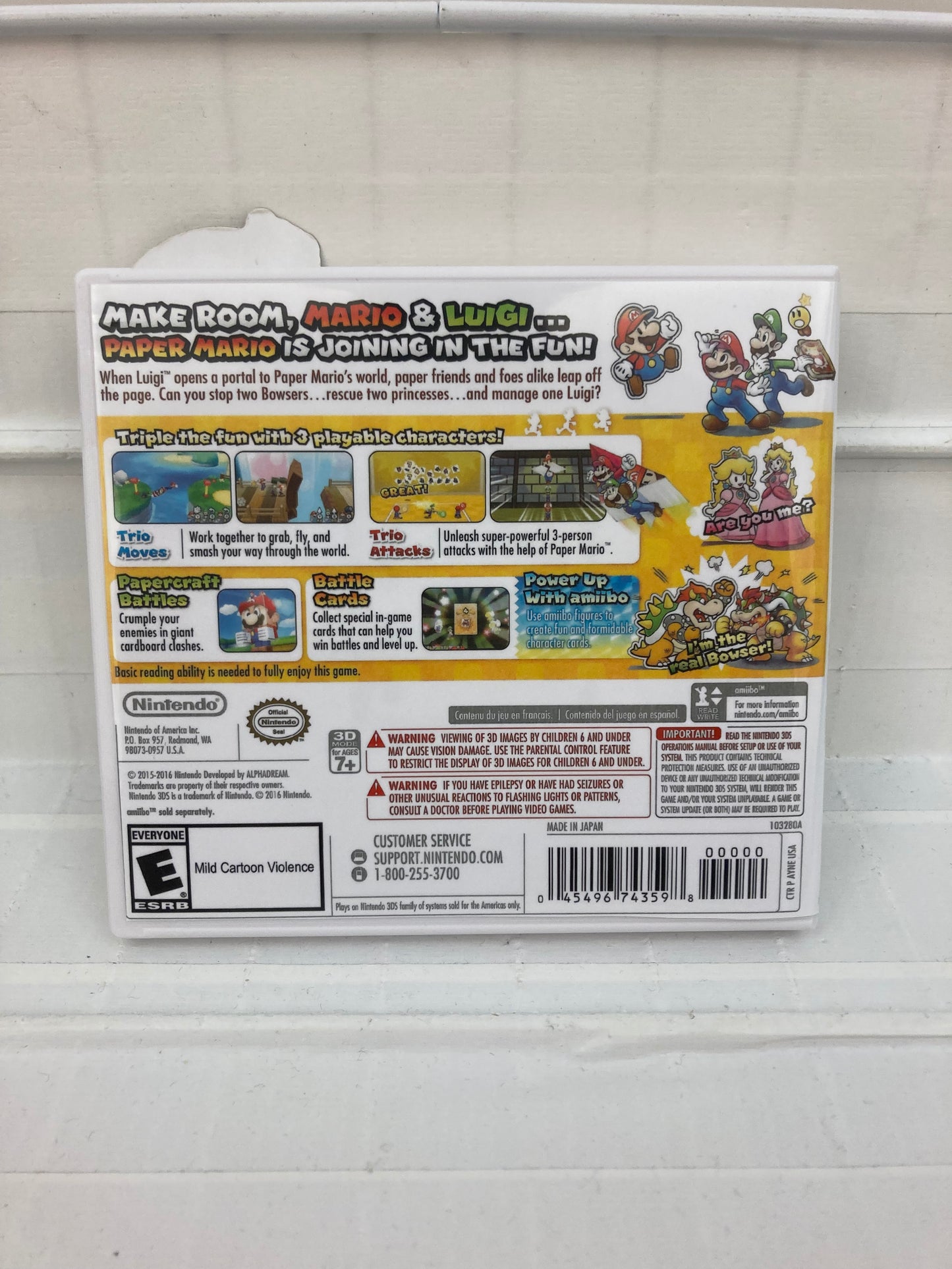 Mario & Luigi: Paper Jam - Nintendo 3DS