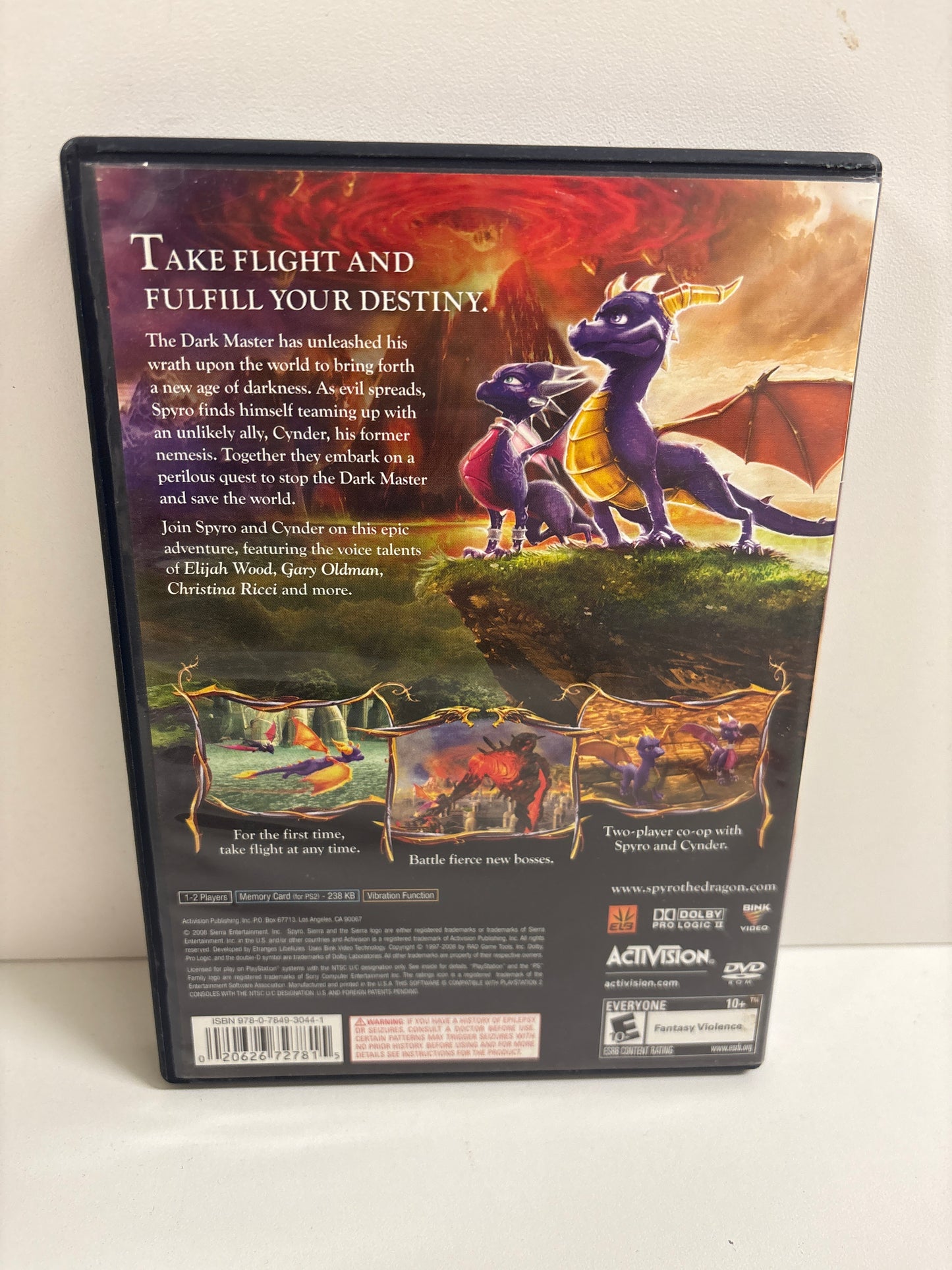 Legend of Spyro Dawn of the Dragon - Playstation 2