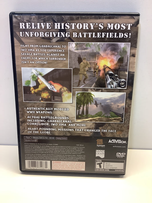 History Channel Battle For the Pacific - Playstation 2