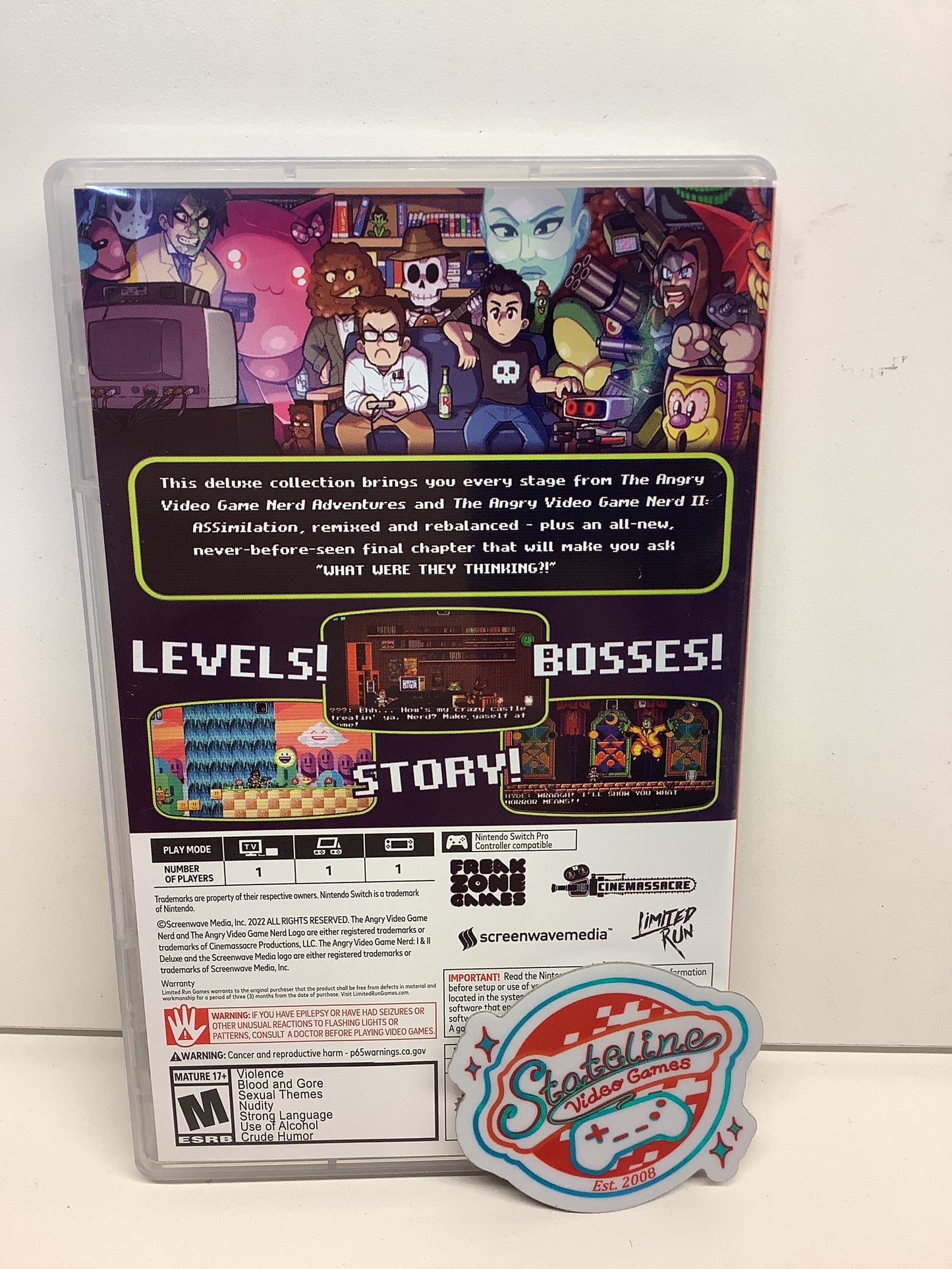 Angry Video Game Nerd 1 & 2 Deluxe - Nintendo Switch