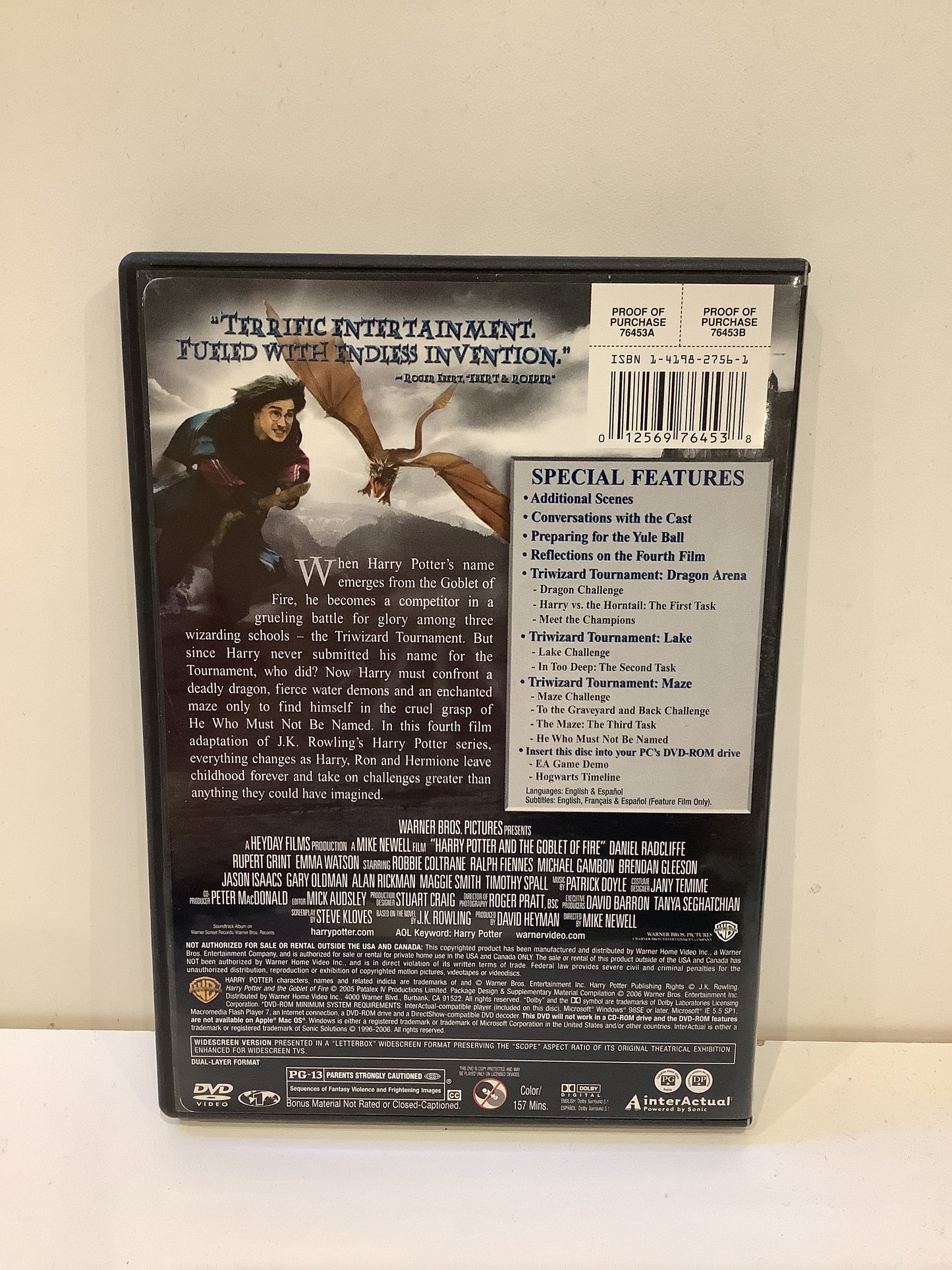 Harry Potter and the Goblet of Fire - DVD