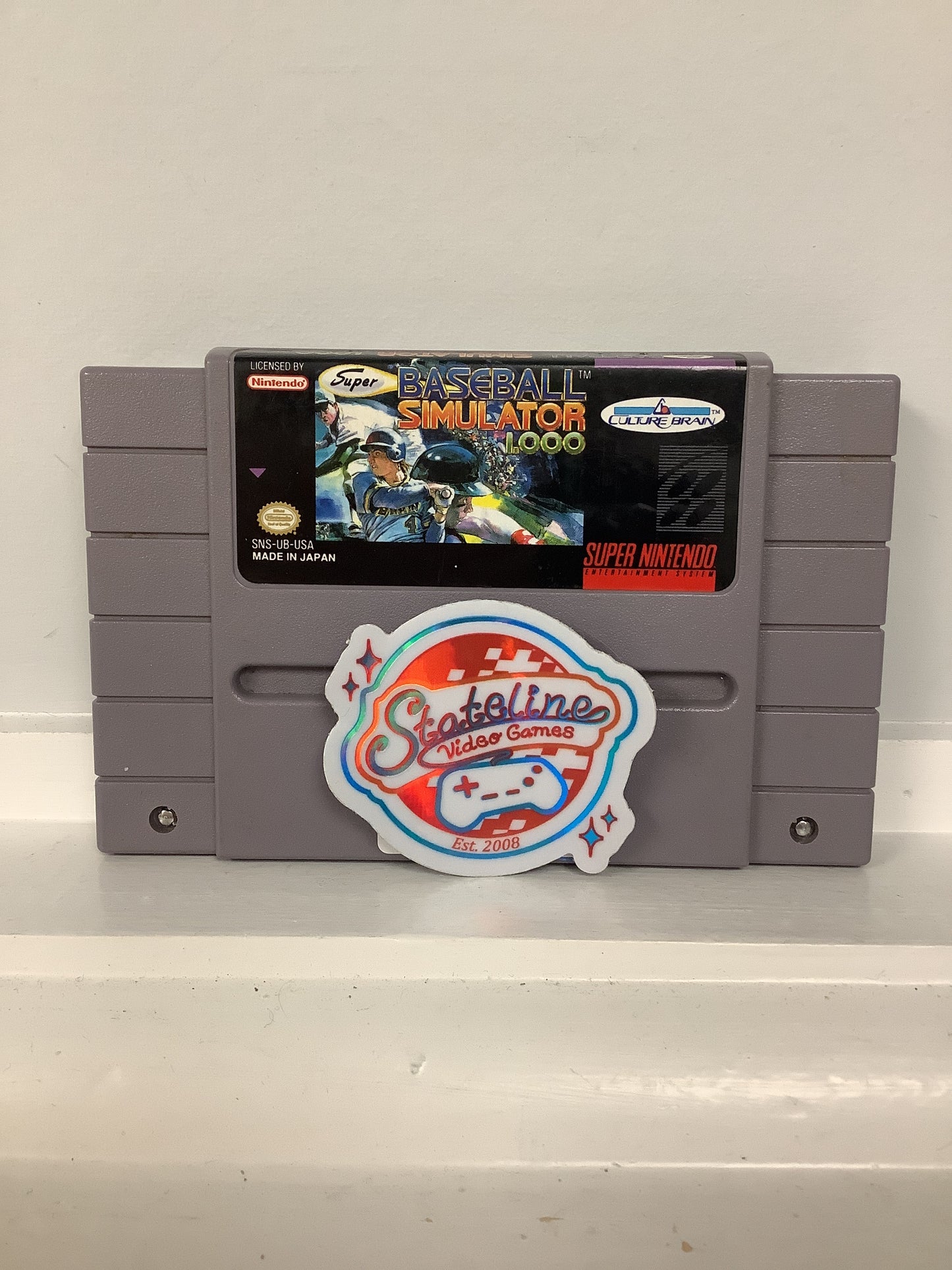 Super Baseball Simulator 1.000 - Super Nintendo