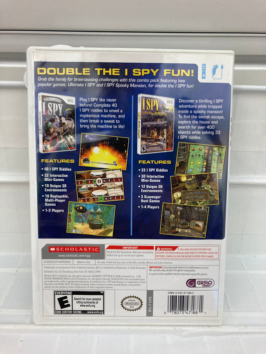 I Spy Game Pack: Ultimate and Spooky Mansion - Wii