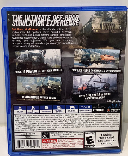 MudRunner - Playstation 4