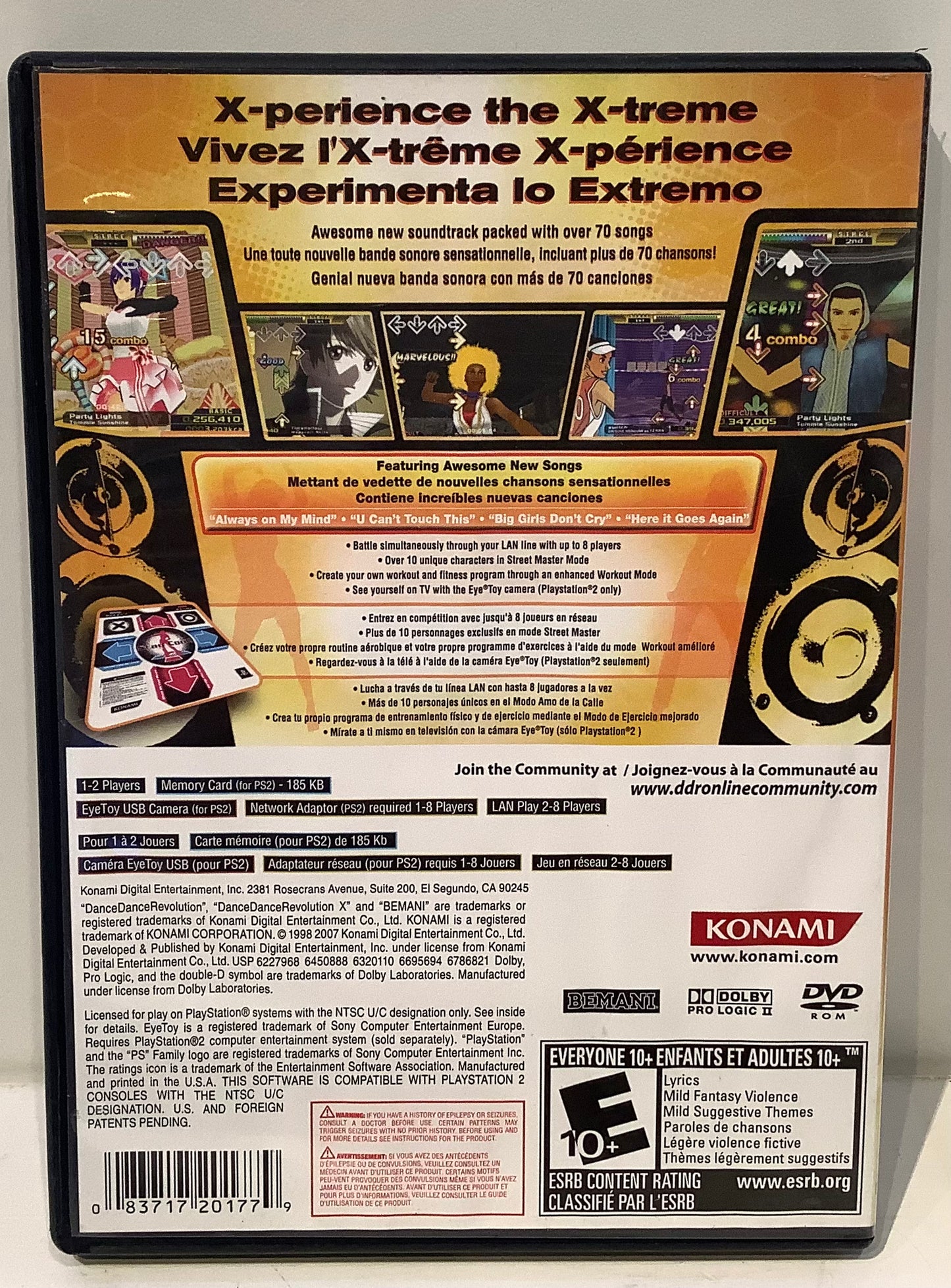 Dance Dance Revolution X - Playstation 2