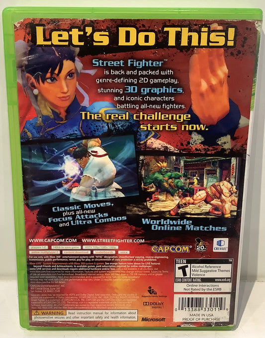 Street Fighter IV - Xbox 360