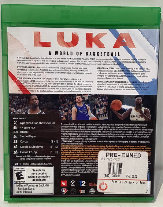 NBA 2K22 - Xbox Series X