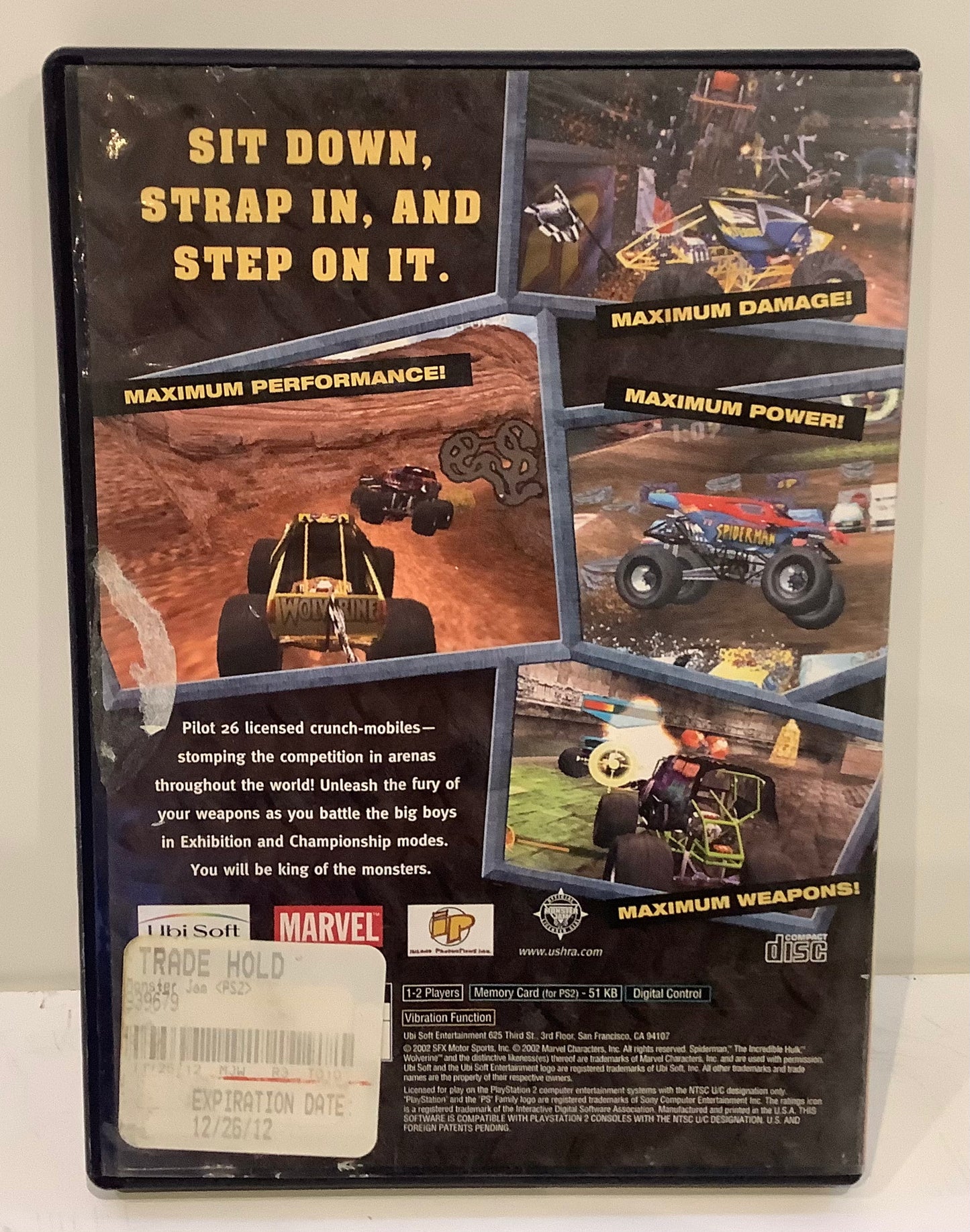 Monster Jam Maximum Destruction - Playstation 2
