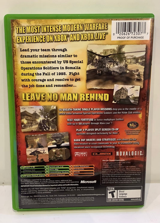 Delta Force Black Hawk Down - Xbox